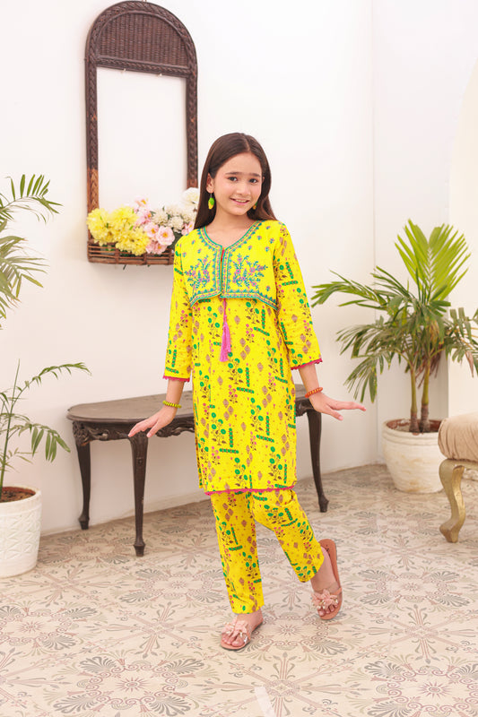 Embroidered Koti Style 2pcs Suit-KST 007